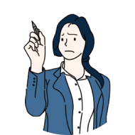 困っている女性